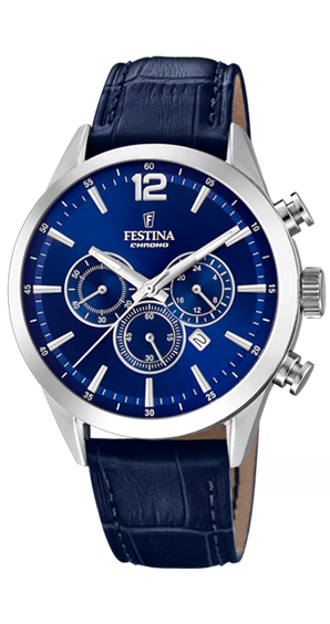 Orologio Festina Uomo Timeless Chronograph in Acciaio F20542/2 - F20542/2